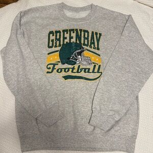 Gray Green Bay Football Men's Sweater
